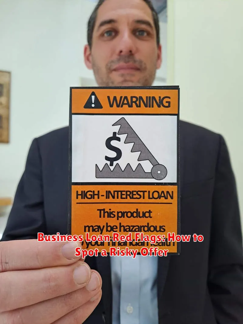 Business Loan Red Flags: How to Spot a Risky Offer