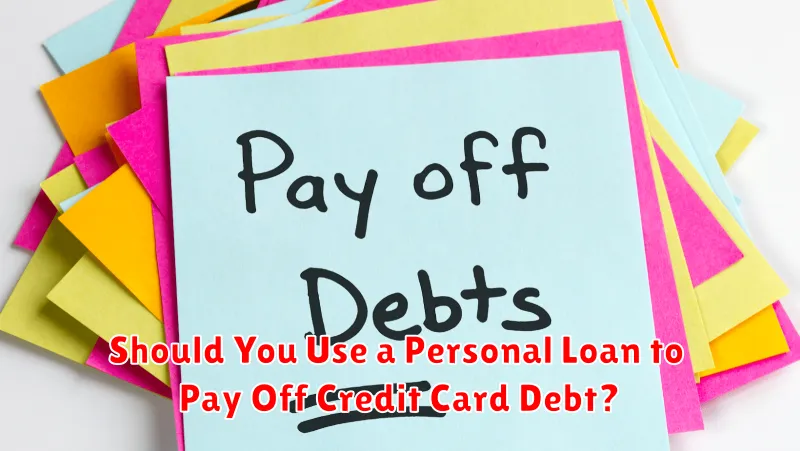 Should You Use a Personal Loan to Pay Off Credit Card Debt?