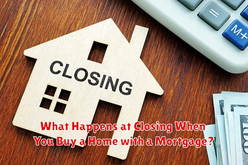 What Happens at Closing When You Buy a Home with a Mortgage?
